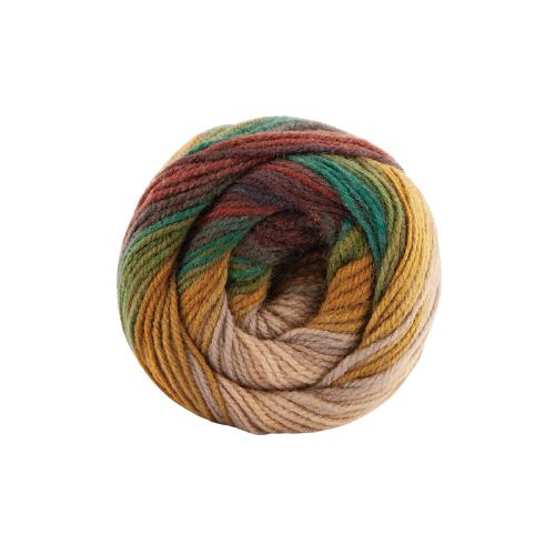 Papatya Batik Dk Variegated Pack Of 5 - 100g, 100% Acrylic, 360m