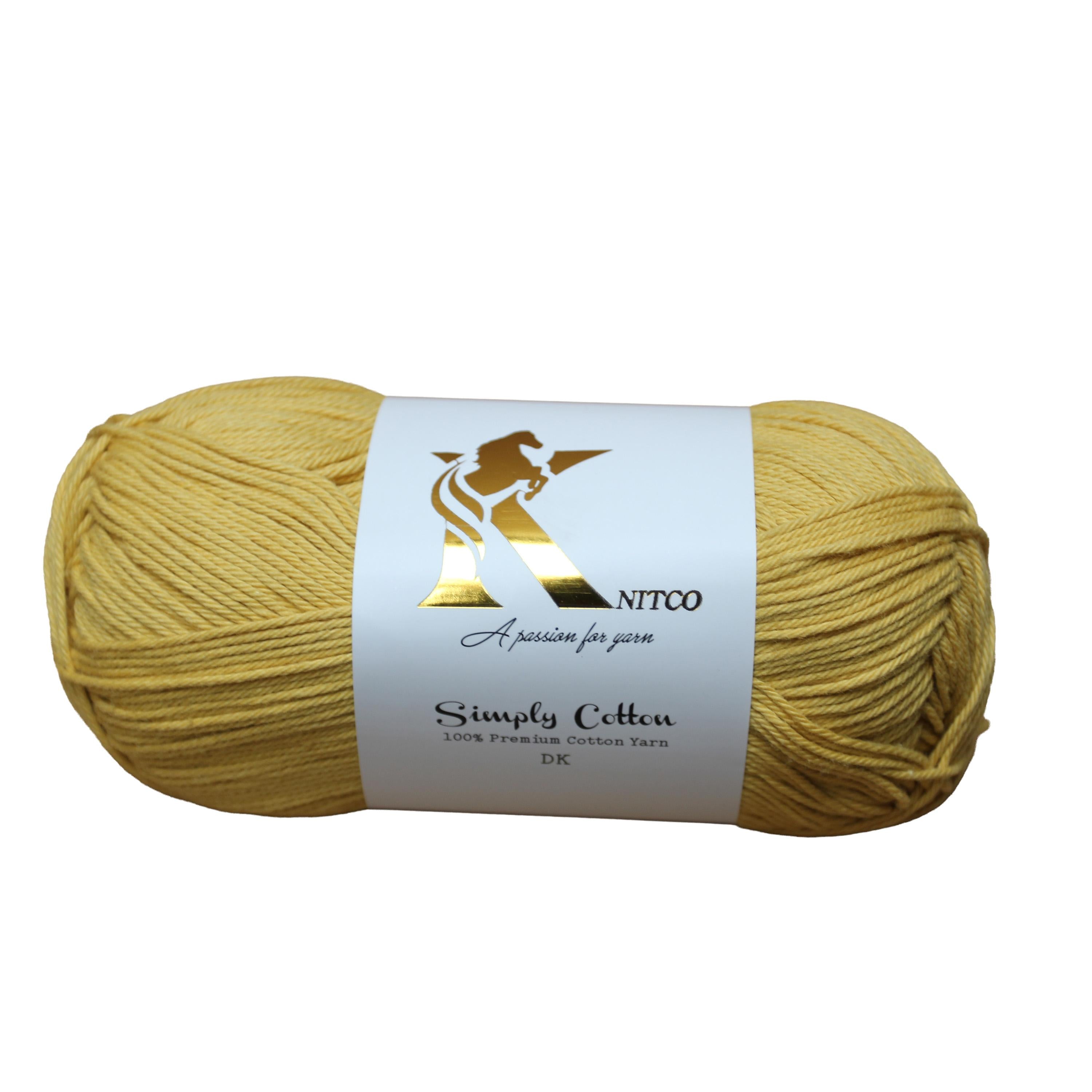 KnitCo Simply Cotton - 100g, 250m, 100% Cotton