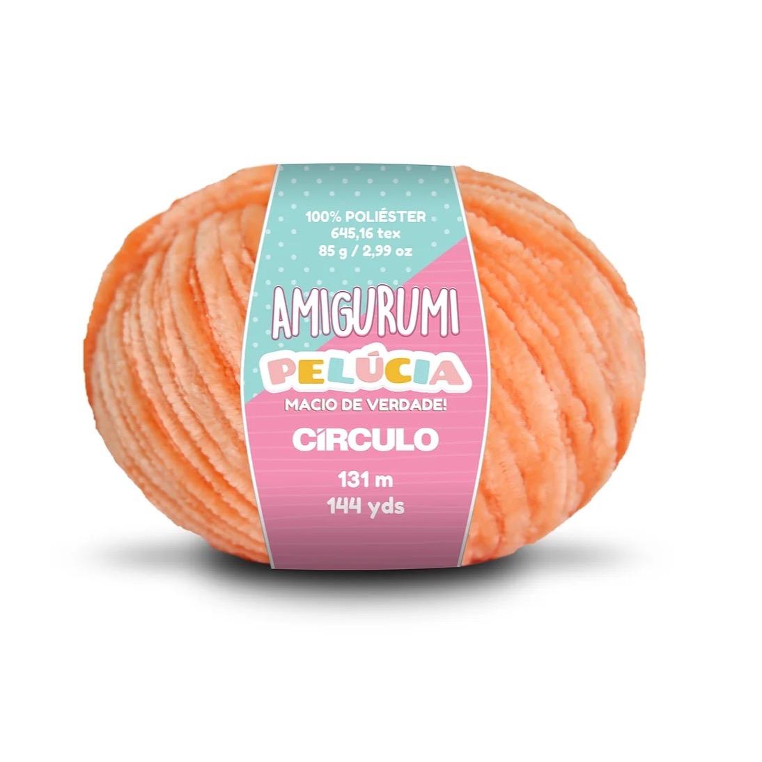 Amigurumi Pelucia Circulo, 85g, 131m, 100% polyester