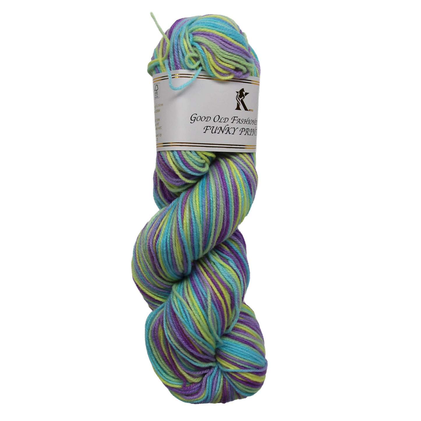 Good Old Fashioned Funky Prints Hanks - 100g - 280m - 100% Acrylic