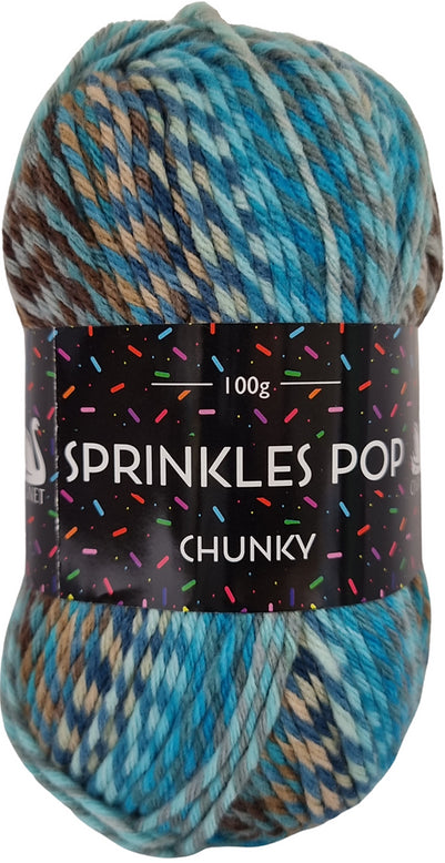 Cygnet Sprinkles pop DK - 100g Ball - Coconutty