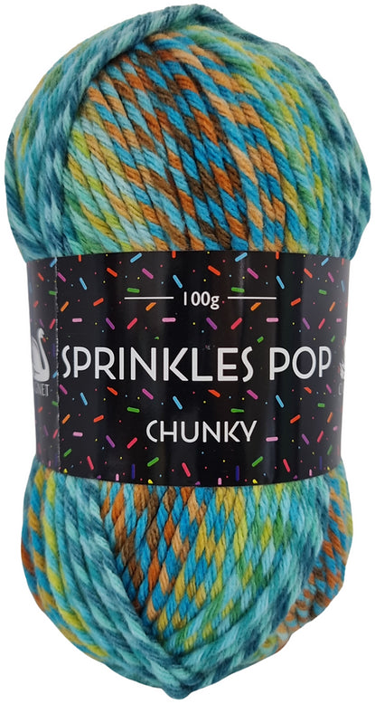Cygnet Sprinkles pop DK - 100g Ball - Teaberry