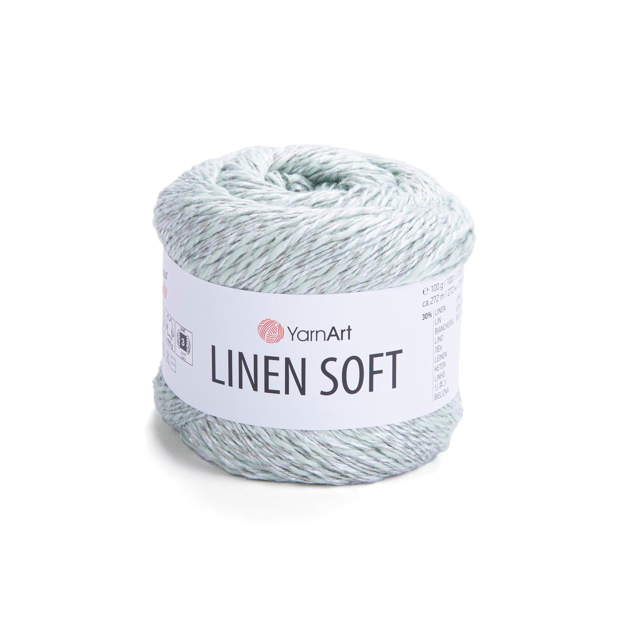 Yarn Art Linen Soft / 100g Double Knit 30% Linen - 36% Viscose - 34% Cotton