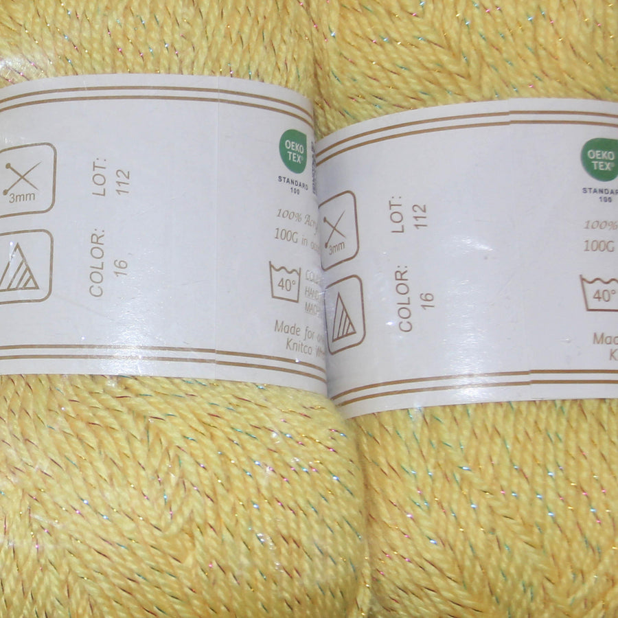 5 x (16) Light Yellow