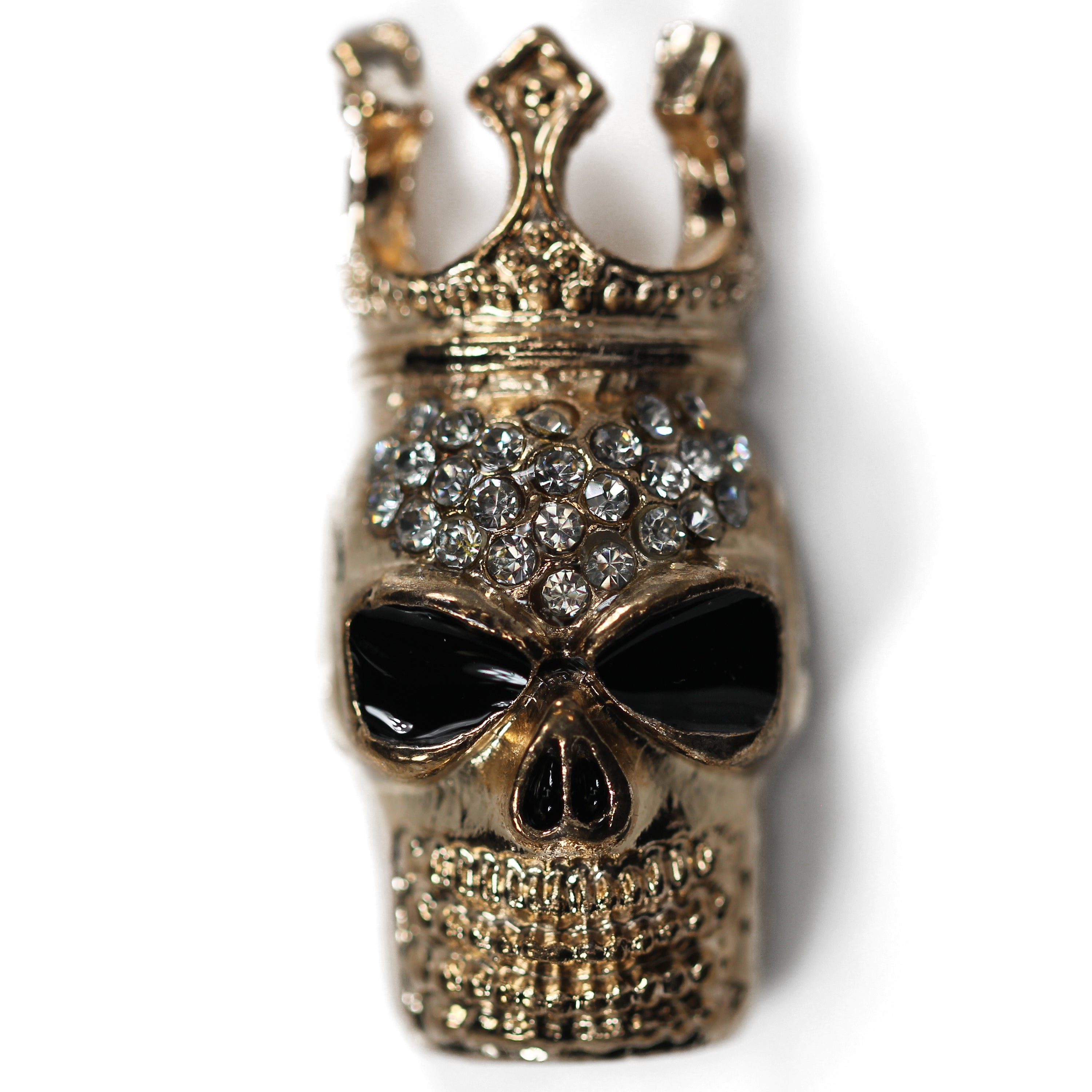 Gold skull small – Diamante Crafts