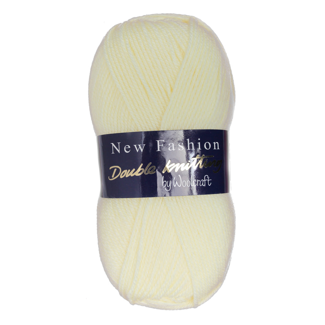 Woolcraft NEW FASHION DK Knitting Lemon - 4385
