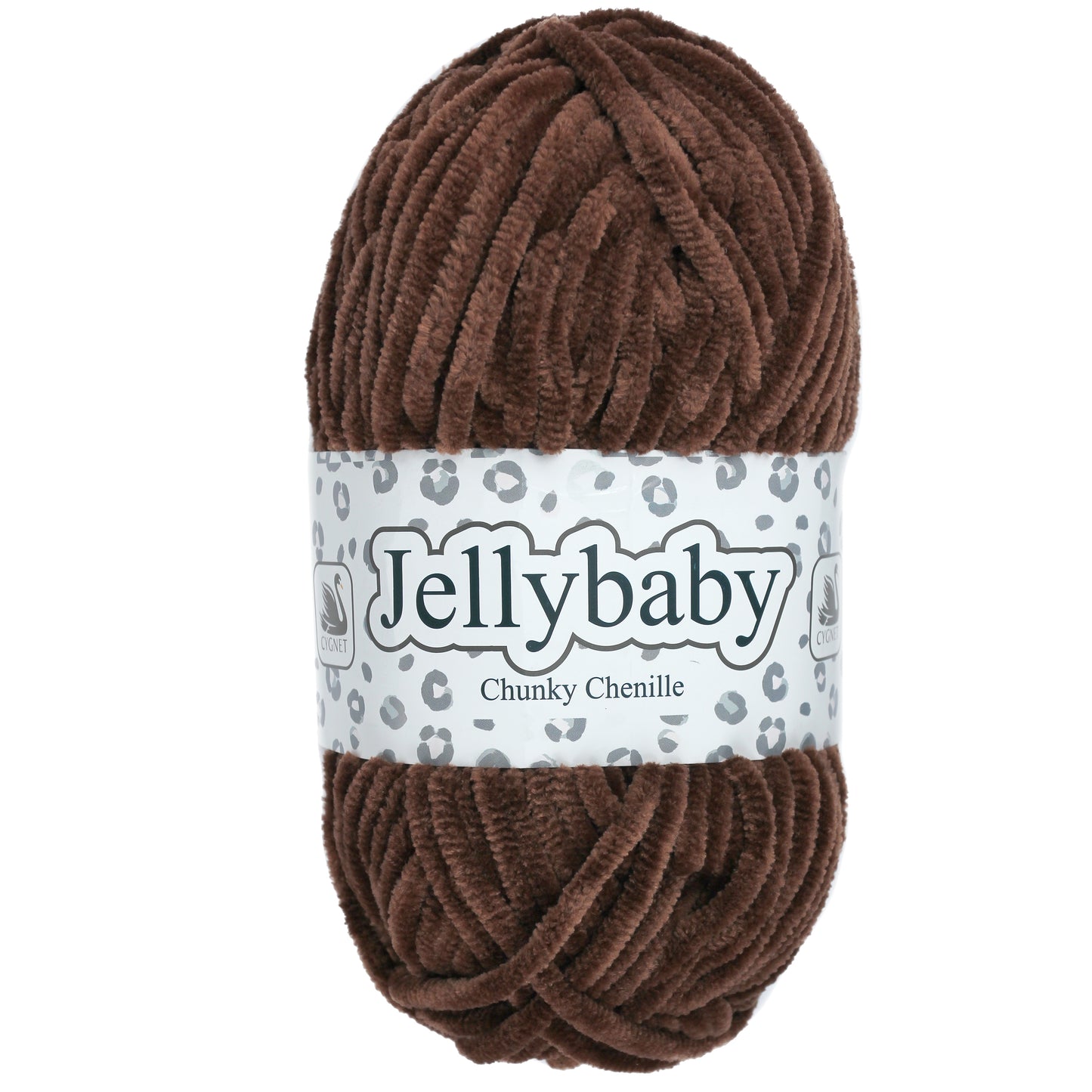 Cygnet JELLYBABY Supersoft Chenille Chunky Knitting Crochet / Yarn - 100g Ball - Moose