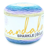 Lion Brand Mandala® Sparkle Yarn - 100g - 300m -  98% Acrylic - 2% Metallic Polyester