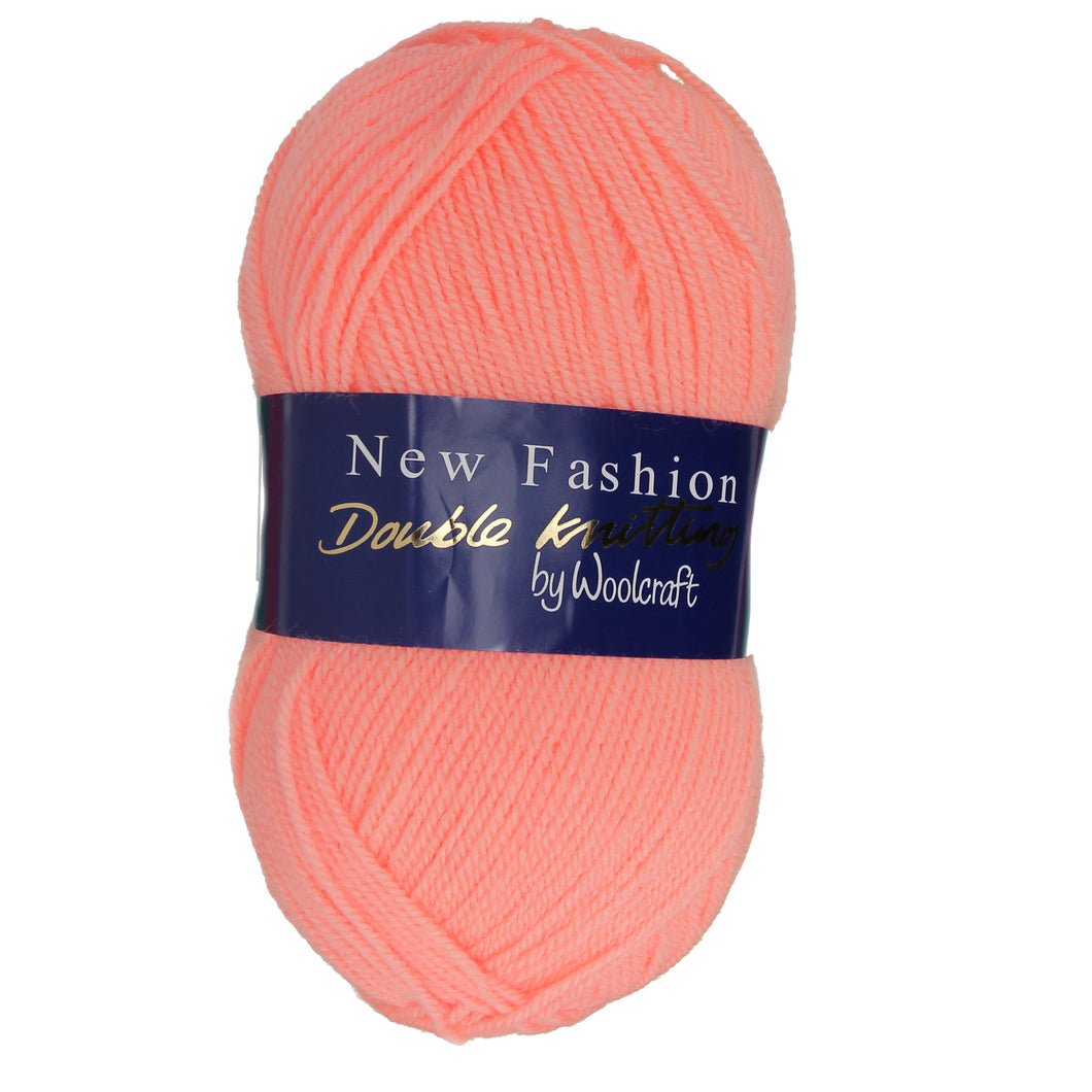 Woolcraft NEW FASHION DK Knitting Peach - 214