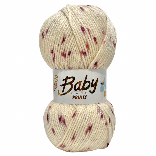 Woolcraft BABY SPOT PRINTS Knitting Yarn / Wool - 100g Ball - Keltie