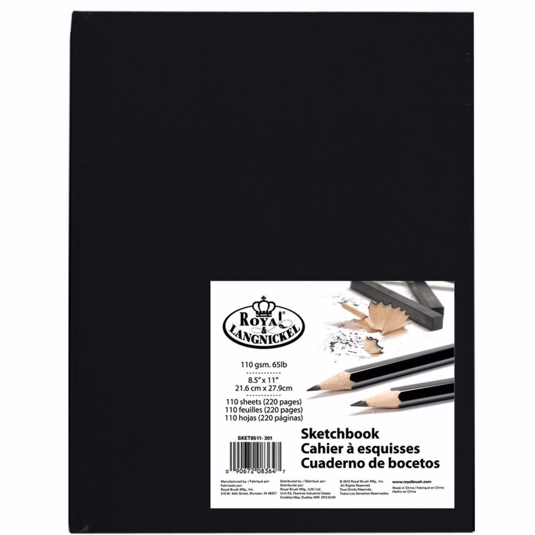 Sketchbook Royal & Langnickel - Premium Hardback Book - 110 gsm A4 - 80 Sheets