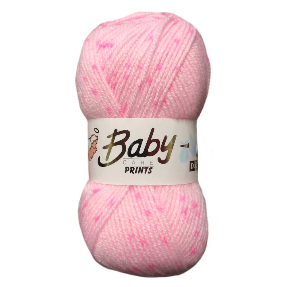 Woolcraft BABY SPOT PRINTS Knitting Yarn / Wool - 100g Ball - Cinderella