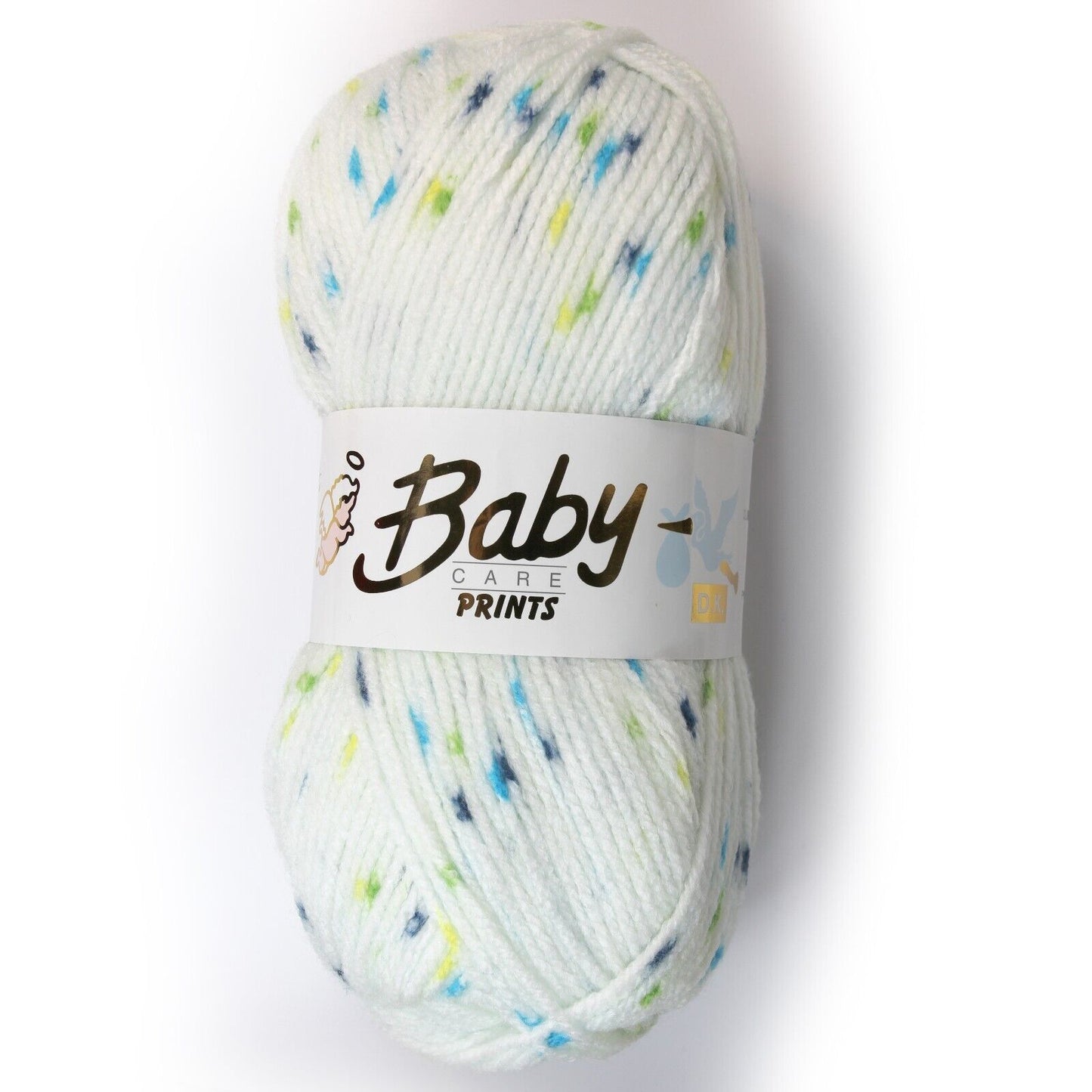 Woolcraft BABY SPOT PRINTS Knitting Yarn / Wool - 100g Ball - Thumberlina