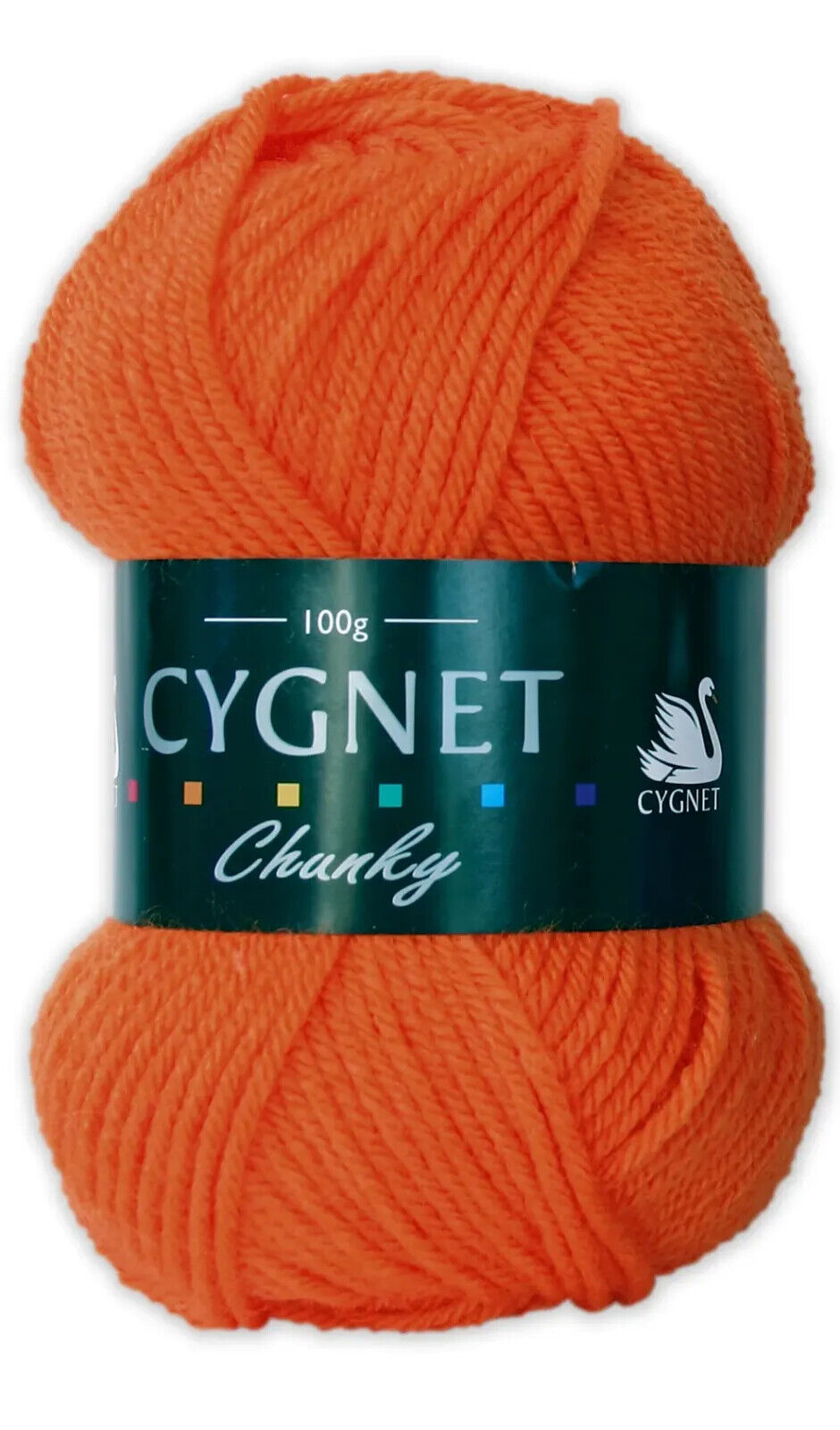 Cygnet CHUNKY Knitting Yarn / Wool - 100g Chunky Knit Ball - Orange