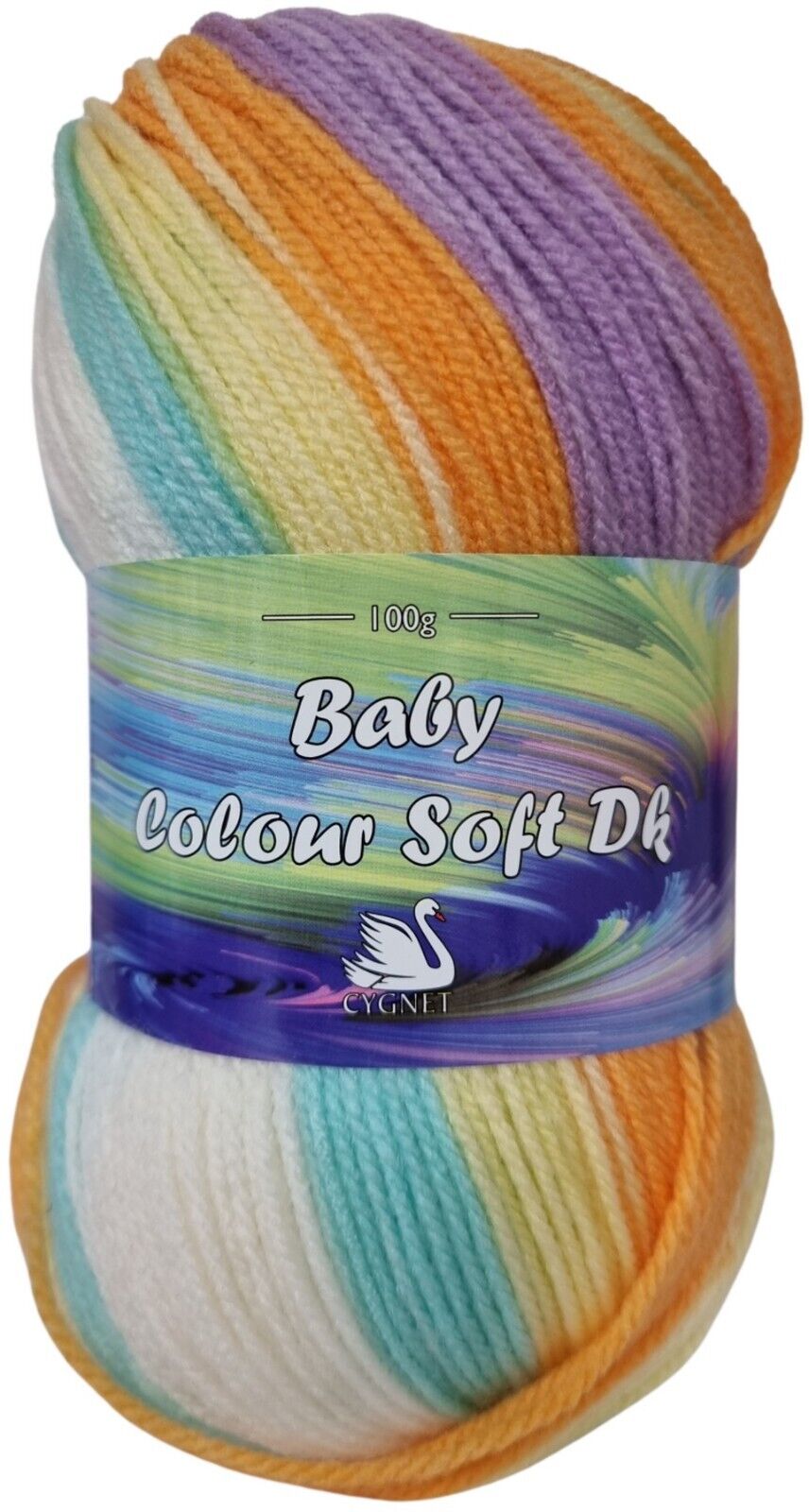 Cygnet BABY COLOUR SOFT DK Knitting Yarn / Wool - 100g - Floral Dreams