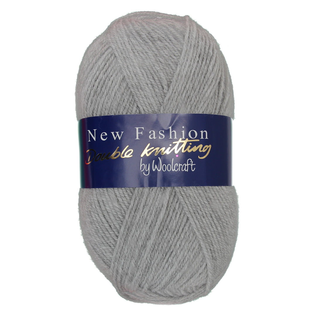 Woolcraft NEW FASHION DK Knitting Silver - 1000