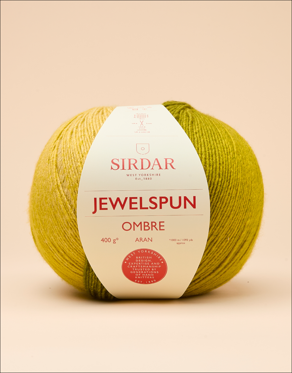 SIRDAR JEWELSPUN OMBRE ARAN - 400G - 1000m - 100% Acrylic