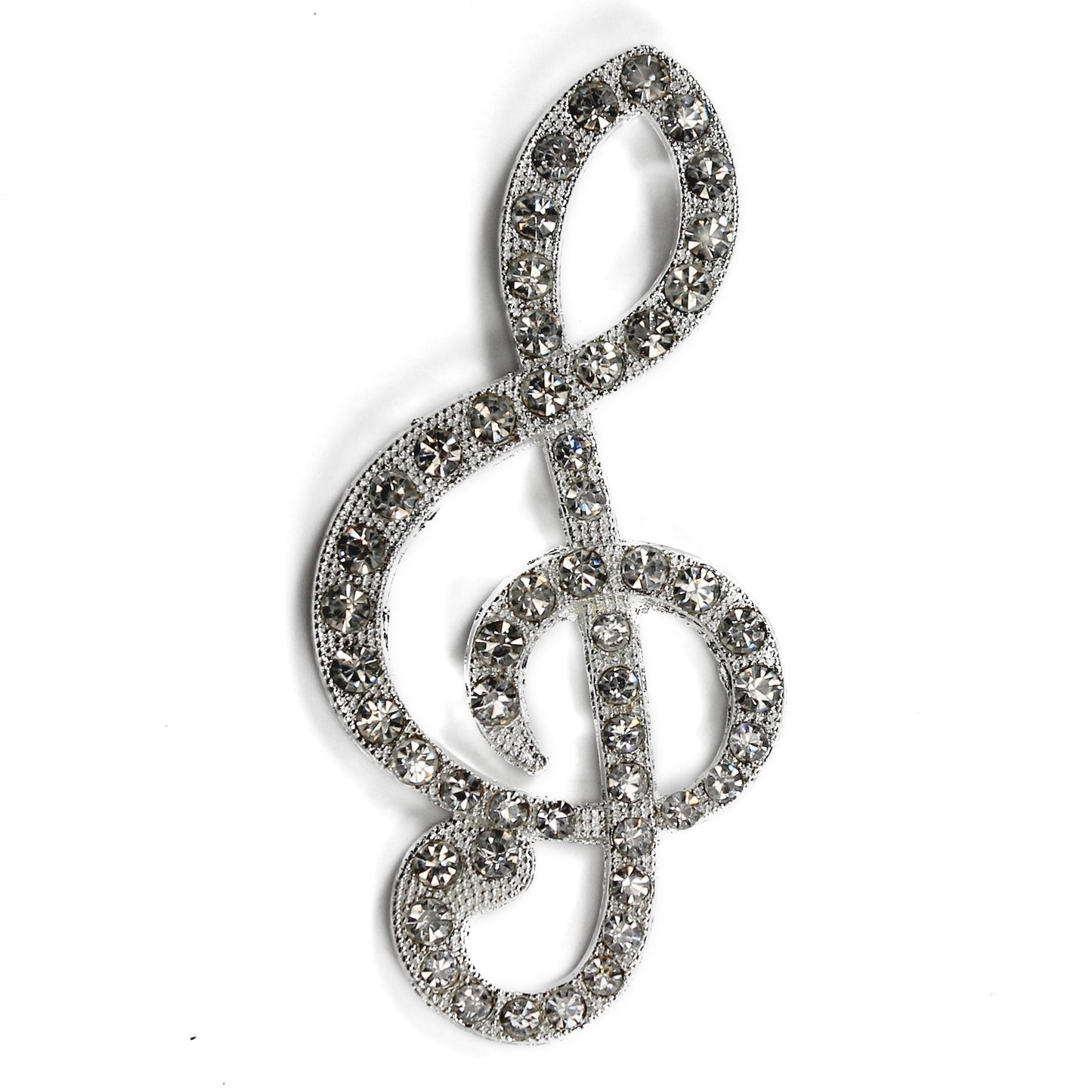 Silver music note