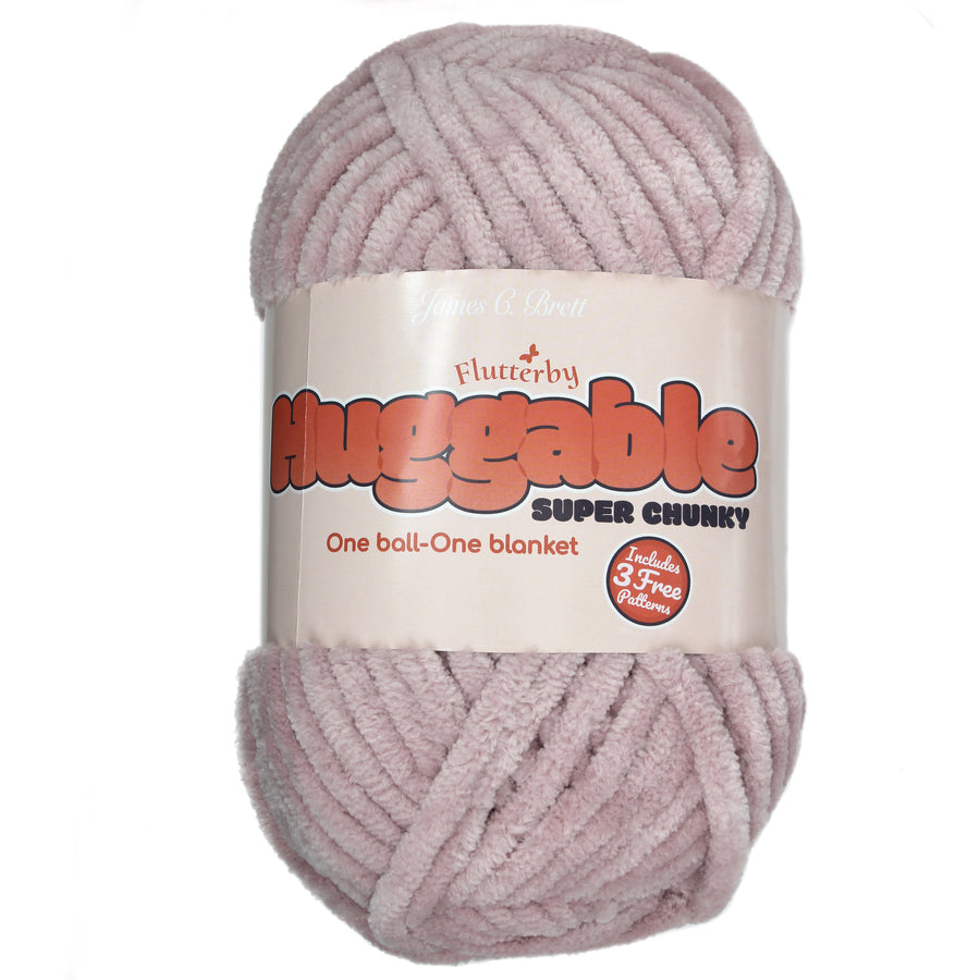 James C. Brett HUGGABLE Chenille Super Chunky: UG03 Rose