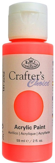 Fluorescent Orange Red - PNTF 162 - Royal & Langnickel 59ml acrylic paint