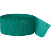 3 x Crepe Paper Rolls 81ft - Streamer Decoration Bunting 24 metres - Emerald Green