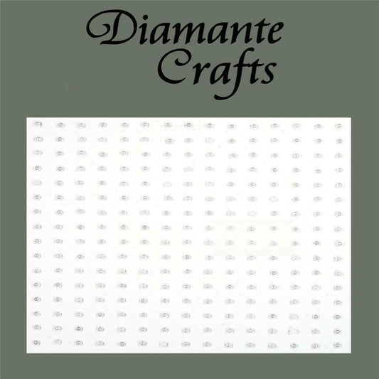 240 x 1mm White Pearl Self Adhesive Diamante