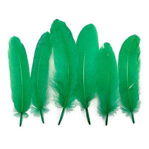 Green Goose Feather