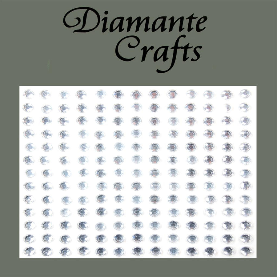 169 x 4mm Clear Self Adhesive Diamante