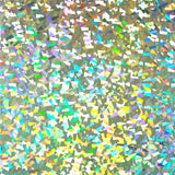 A4 Holographic Vinyl Sheets Siser EasyWeed - Crystal Silver