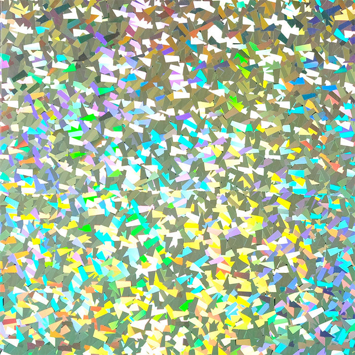 A4 Holographic Vinyl Sheets Siser EasyWeed - Crystal Silver