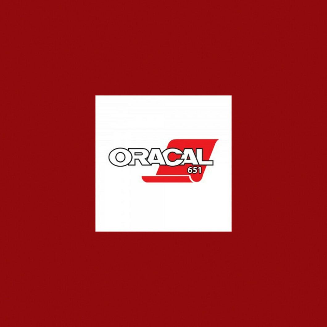 Oracal 651 Matte A4 Sheet - Dark Red