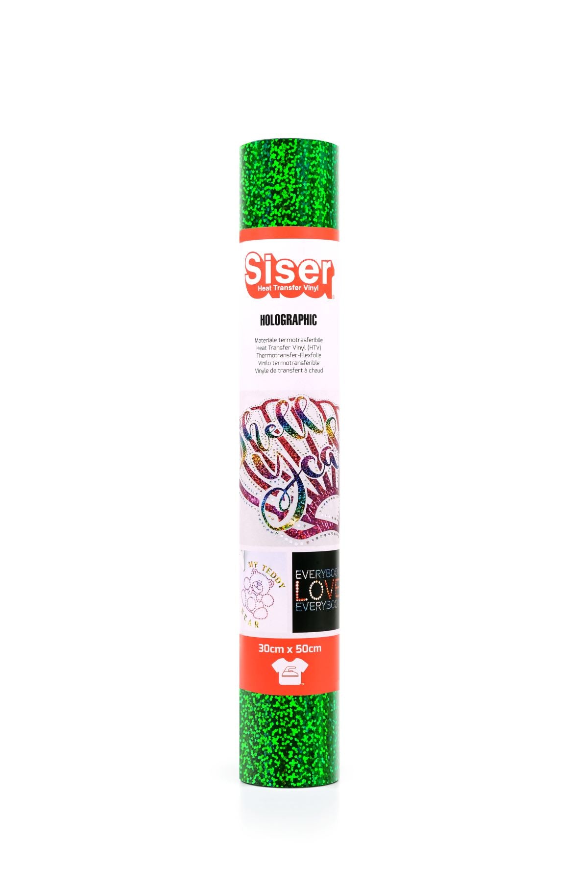 Mini Rolls Holographic 300 x 500 Siser EasyWeed - Green