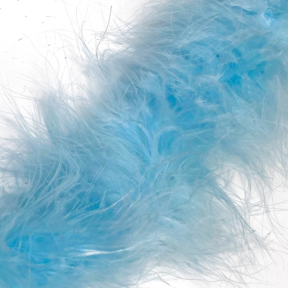 Marabou Swansdown Feather Trim - Baby Blue