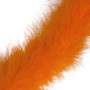 Marabou Swansdown Feather Trim - Orange