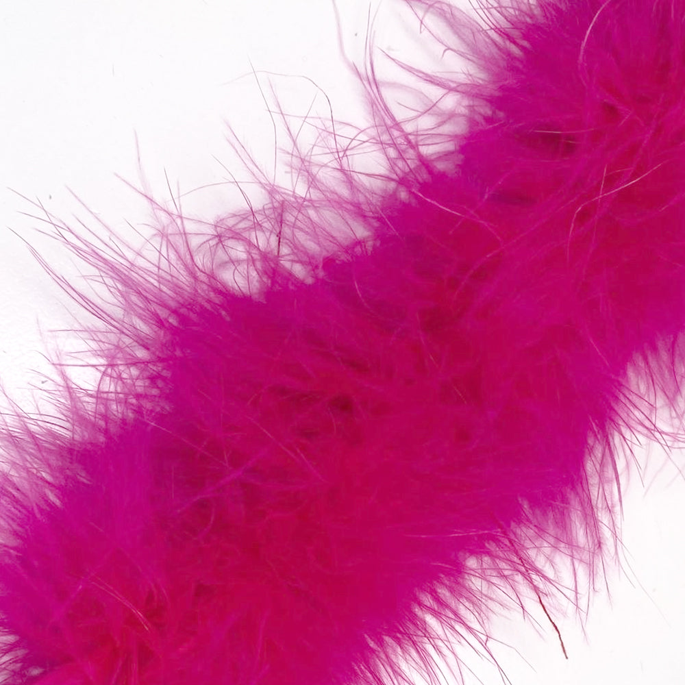Marabou Swansdown Feather Trim - Cerise