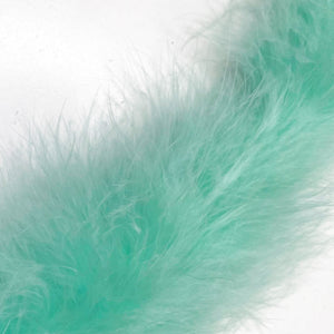 Marabou Swansdown Feather Trim - Mint Green