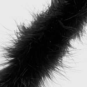 Marabou Swansdown Feather Trim - Black