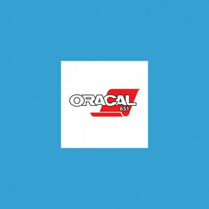 Oracal 651 Gloss A4 Sheet - Ice Blue