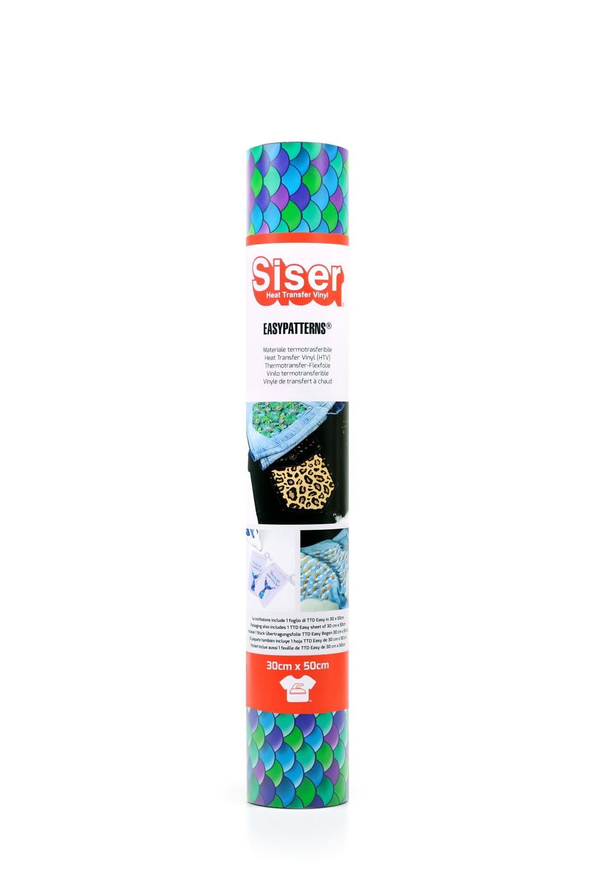 Mini Rolls Patterns - Siser EasyWeed 500mm x 300mm - Mermaid Scales
