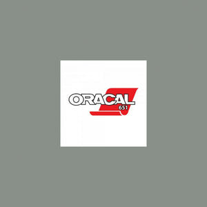 Oracal 651 Gloss A4 Sheet - Middle Grey