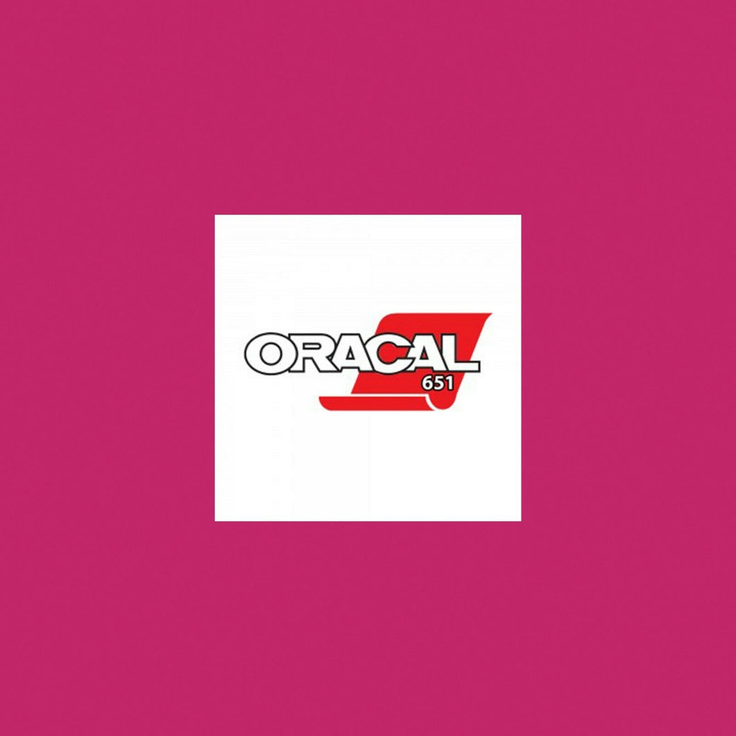 Oracal 651 Gloss A4 Sheet - Pink
