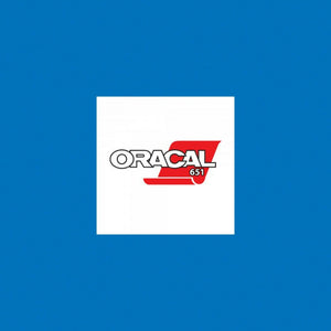 Oracal 651 Gloss A4 Sheet - Sky Blue
