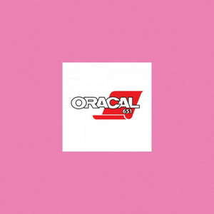Oracal 651 Gloss A4 Sheet - Soft Pink