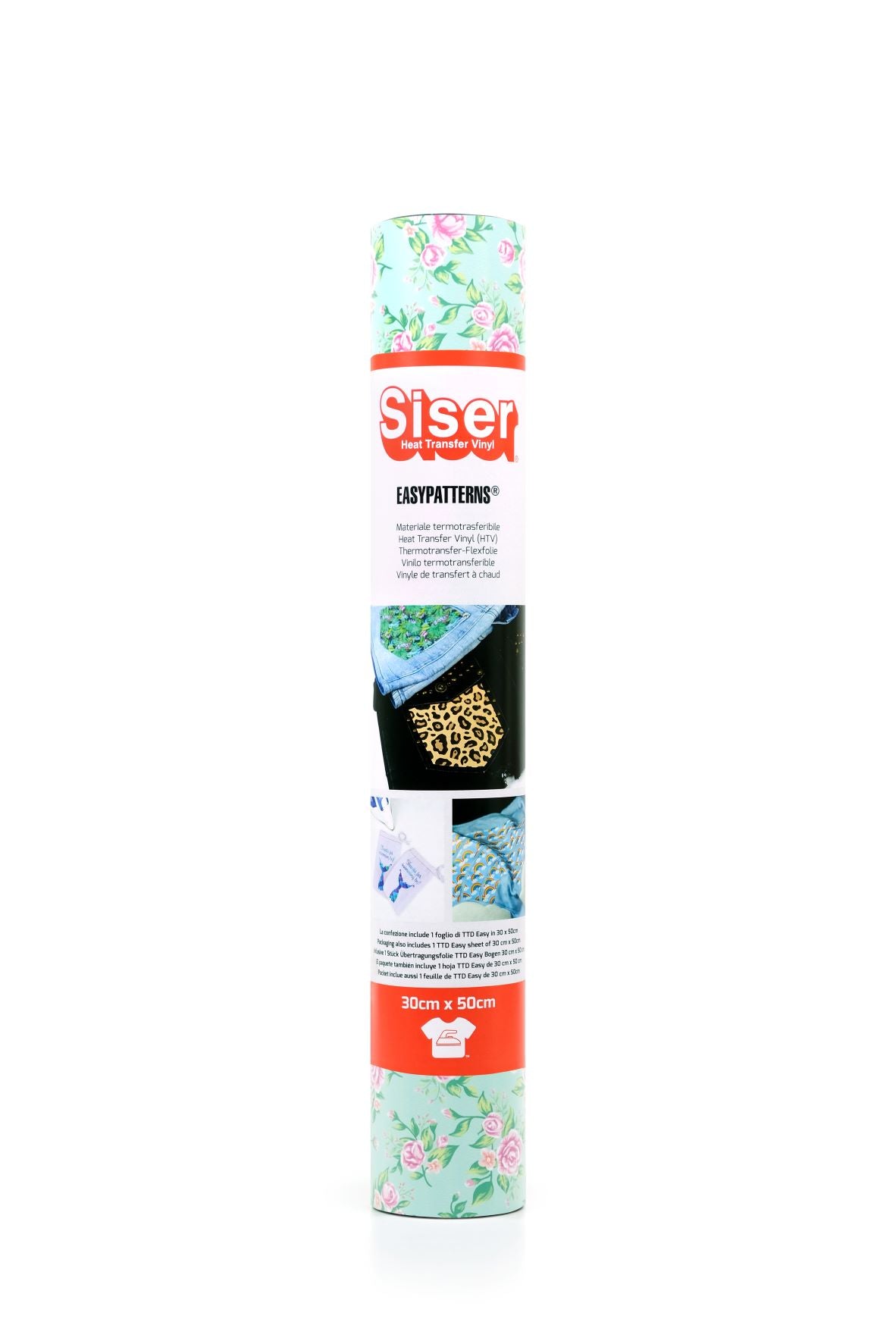Mini Rolls Patterns - Siser EasyWeed 500mm x 300mm - Vintage Rose