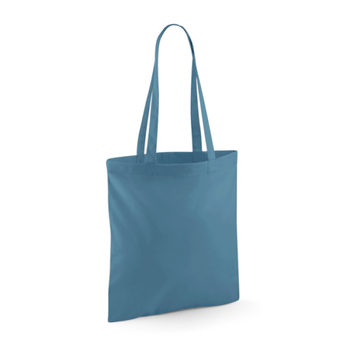 Airforce Blue Cotton Tote Bag