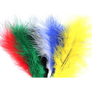 Assorted Marabou Feathers 8 - 13 cm