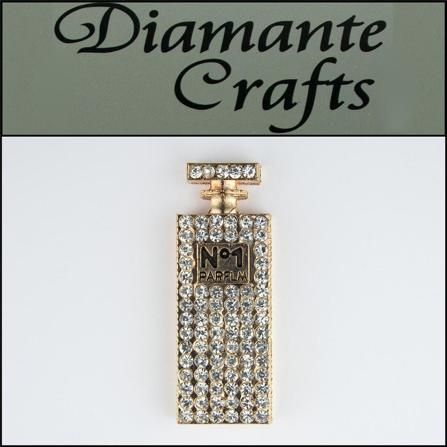 Perfume Bottle Big 3D Diamante