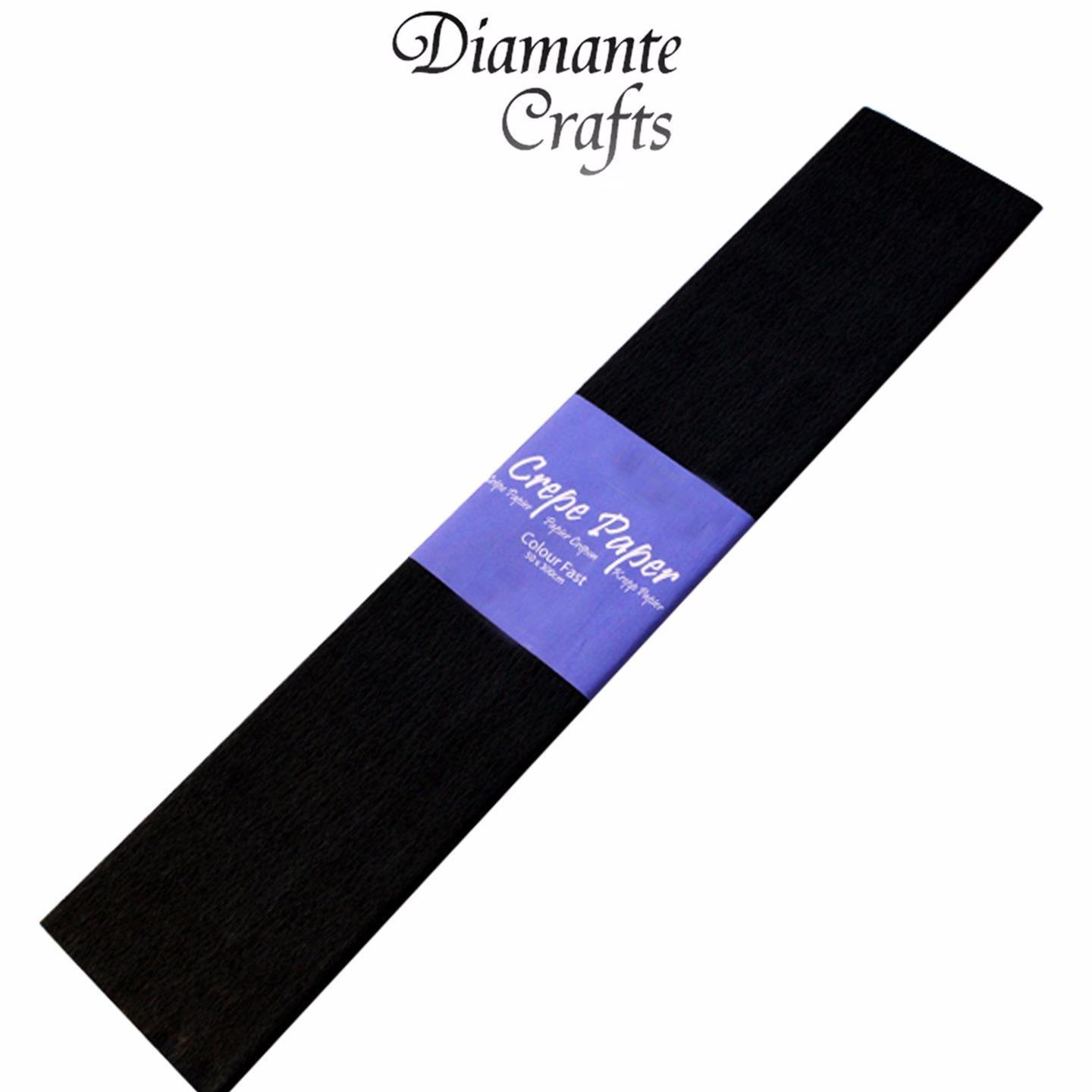 Black Crepe Paper Sheets