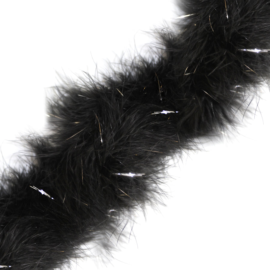 Black/Silver Tinsel