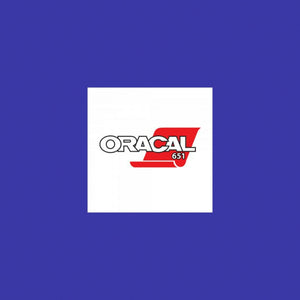Oracal 651 Gloss A4 Sheet - Brilliant Blue